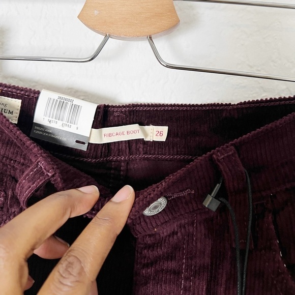 RIBCAGE BOOTCUT CORDUROY PANTS - Picture 3 of 5